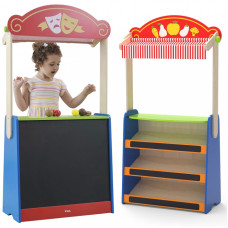 Viga Toys VIGA Theater and Grocery Store 2in1