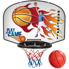 Woopie Pārnēsājams piekarināms basketbola + bumbu komplekts