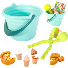 Woopie Smilšu komplekts FUN ICE CREAM Ice Cream 2in1 Fabryka Śnieżek 15 gab.