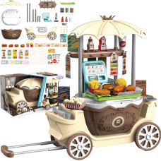 Woopie Fast Food Store on Wheels Wlizka trolley 59 accessories 4in1