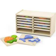 Viga Toys Koka puzle 12 dēļi