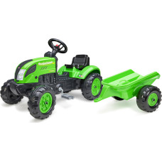 Falk Lauku Farmer pedāļu traktors ar piekabi Green 2-5 gadi