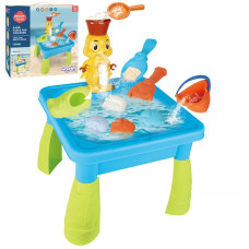 Woopie Water Table 2in1 Sandbox Duck Waterfall 9 accessories
