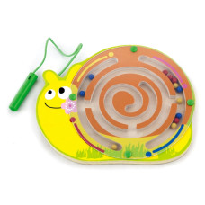 Viga Toys Viga Magnetic Maze Koka spēle Śimak