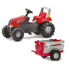 Rolly Toys Педальный тракторный Прицеп Юниор 3-8 лет до 50 кг