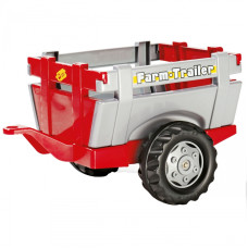 Rolly Toys rollyTrailer Traktora piekabe ar atveramiem bortiem