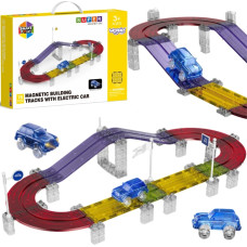 Woopie Magnetyczny Tor Samochodowy Wyścigowy + Autko 76 el.
