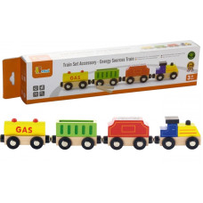 Viga Toys Viga Piederumu komplekts dzelzceļam - vilcienam