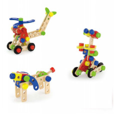 Viga Toys Viga Būvkluču komplekts 68 Montessori elementi