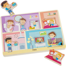Viga Toys VIGA Puzzle Dźwiękowe Dopasuj Codzienne Aktywności