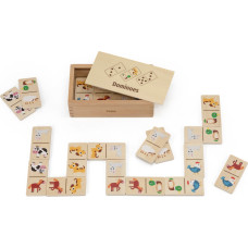 Viga Toys VIGA Деревянное домино 2 в 1 Животные и цифры