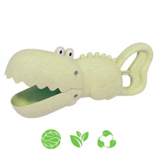 Woopie GREEN Crocodile Shovel Sand and Water Collector Green BIODEGRADABLE ORGANIC MATERIAL