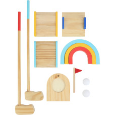 Tooky Toy Wooden Golf Set for 2 People, 13 pcs.