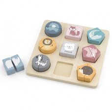 Viga Toys Viga Wooden Puzzle Blocks - Animals - PolarB