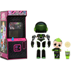 MGA LOL Surprise Boys Arcade Heroes Bhaddie Bro doll in the arcade machine