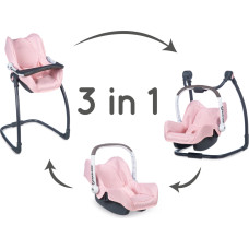 Smoby Maxi Cozy Quinny 3in1 feeding chair for a doll. Rocker carrier