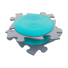 Woopie Ortopēdiskais Sensory Mat Magic Rotating Disc 2 gab. - Tirkīzs