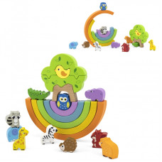 Viga Toys VIGA Деревянные радужные блоки-пазлы для творчества Монтессори