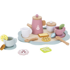 Tooky Toy Pēcpusdienas tējas koka komplektu serviss