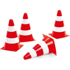 Rolly Toys Traffic cones Set of 4 Warning cones