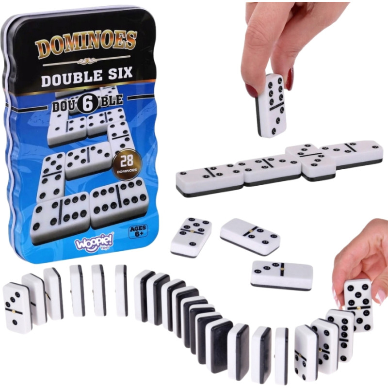 Woopie Domino Klasyczna Gra Logiczna 28 Kostek