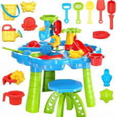 Woopie Stolik Wodny 2w1 Piaskownica z Krzesełkiem Aquapark z Delfinem