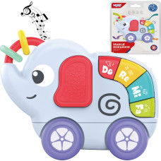 Woopie BABY muzikāla maņu rotaļlieta zīdaiņiem, zilonis