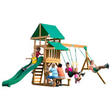 Backyard Discovery Belmont Wooden Playground 6in1