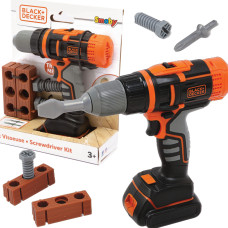 Smoby Black&Decker Electronic Drill/Driver with Brick