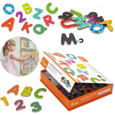 Viga Toys Viga Wooden Magnetic Set of Letters and Numbers