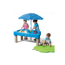 Step2 Water table with sandbox and umbrella 2in1