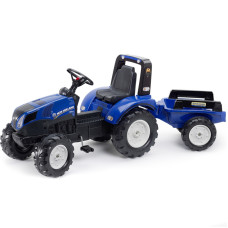 Falk New Holland Large Pedal Tractor with Trailer for 3 years