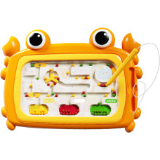 Woopie Tablica Magnetyczna Montessori Labirynt Krab Pomarańczowa