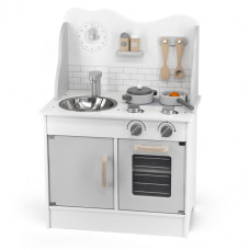 Viga Toys VIGA PolarB Wooden Kitchen with Eco Gray Accessories