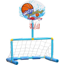 Woopie Water Basketball Set 2in1 Football Goal + Balls + Pump