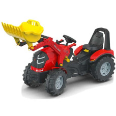 Rolly Toys Педальный трактор X-Track с ковшовыми бесшумными колесами ПРЕМИУМ, 3–10 лет