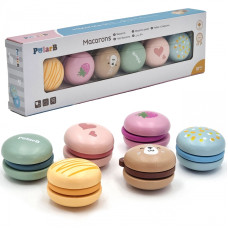 Viga Toys Viga PolarB Wooden Cookies Cookies Confectionery Macaroons Set