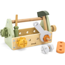 Viga Toys VIGA PolarB Wooden Tool Box Set