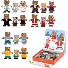Viga Toys VIGA Wooden Magnetic Bear Family Puzzle