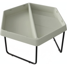 Masterkidz Sześciokątny Stolik Do Zabawy Piaskiem i Wodą 2 Komory Regulowana Wysokość