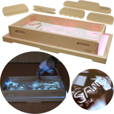 Masterkidz Rectangular Sand Play Tray with LED Panel
