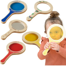 Masterkidz 5 Wooden Palettes with Colored Lenses