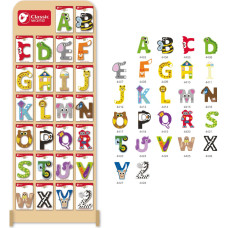 Classic World Set of Wooden Letters + Display 70 elements