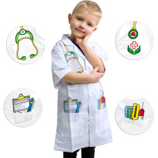 Woopie Costume: Doctor's coat. Clothes for children up to approx. 120 cm