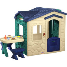 Little Tikes Садовый домик с патио с колокольчиком Magic Bell темно-синего и зеленого цвета