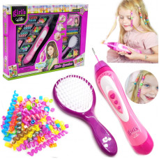 Woopie ART&FUN matu pinuma komplekts Beads Machine Brush