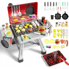 Woopie Grill Barbecue Kuchnia Ogrodowa Interaktywna Para LED Zestaw XL 41 el.