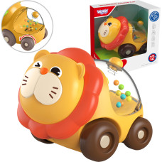 Woopie BABY Rattle Toy Car Vehicle Lion