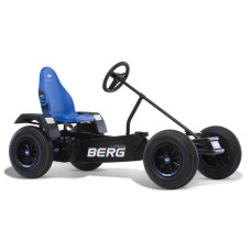 Berg XL Pedal Go Kart B. Rapid Blue BFR piepūšamie riteņi no 5 gadiem līdz 100 kg