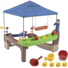 Step2 Pump & Splash Shady Oasis Water Fun Center with Pump & Splash Canopy